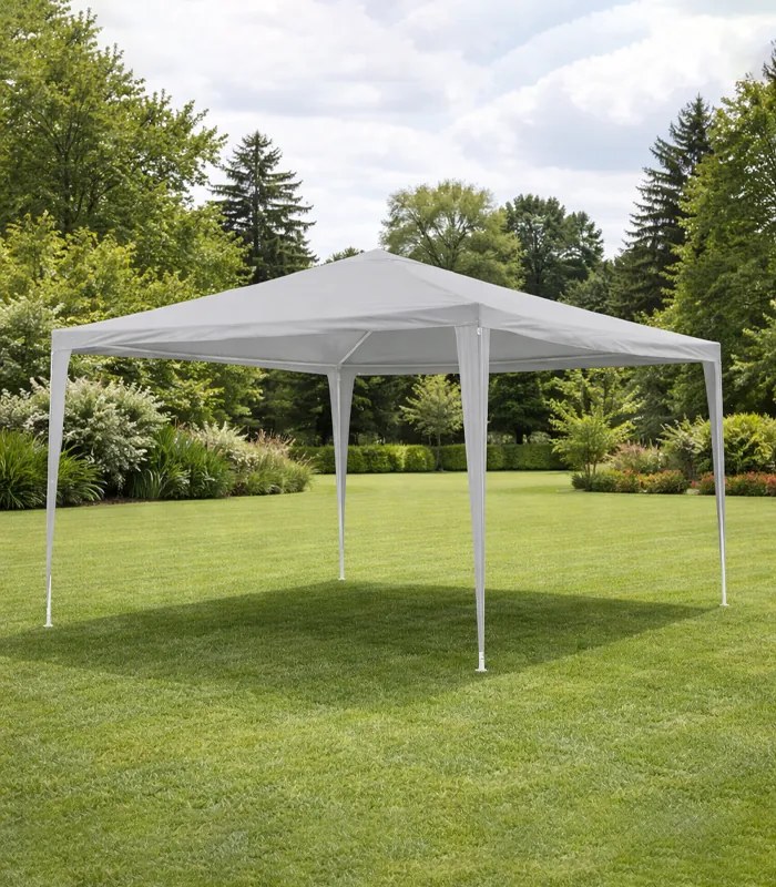 Градинска беседка, парти шатра 3 x 4 м със стени и прозорци Зелено