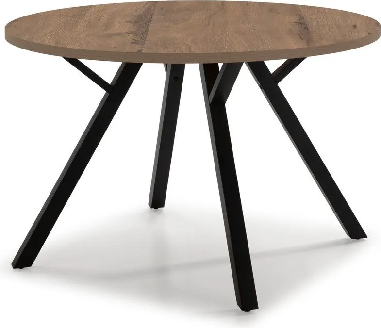 Кръгла маса за хранене от орех ø 120 cm Beni - Marckeric