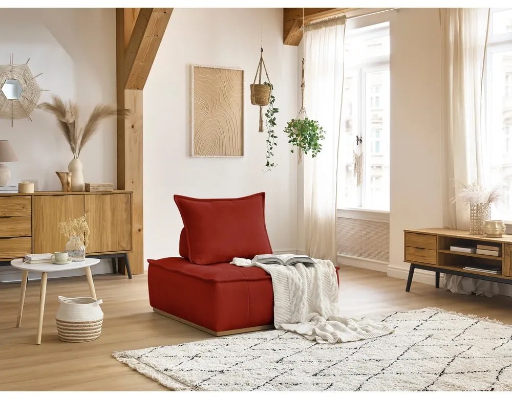 Шенилово кресло в тухлен цвят Elisa – Bobochic Paris