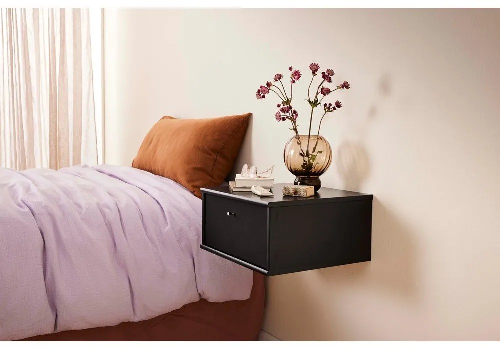 Черно висящо нощно шкафче Mistral - Hammel Furniture