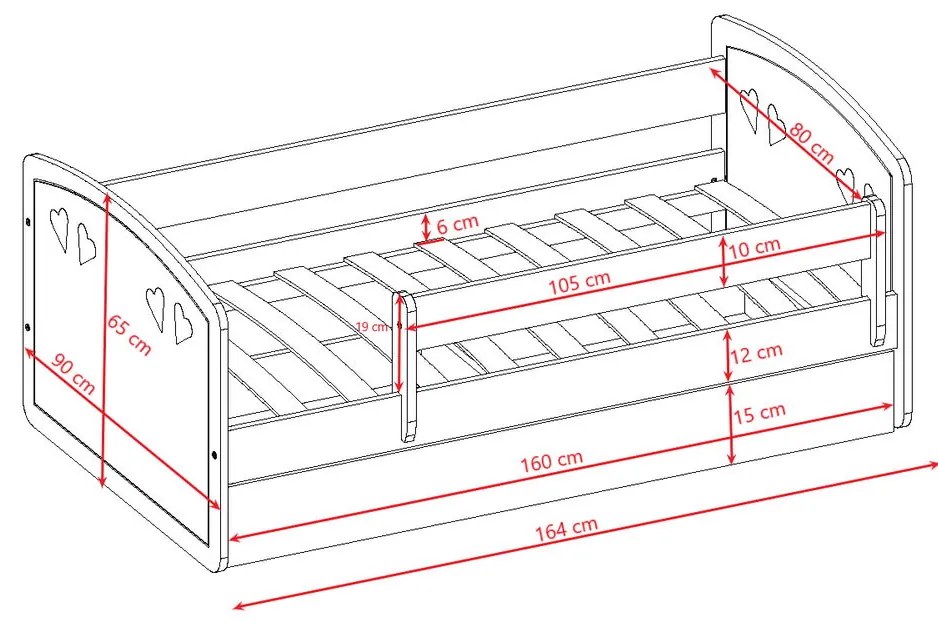 Детско легло Julia-160 x 80