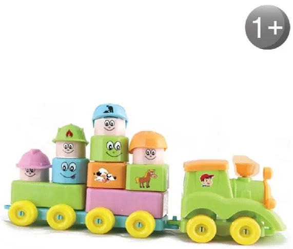 Pilsan  -  Конструктор Влакче 33 елемента - 03228