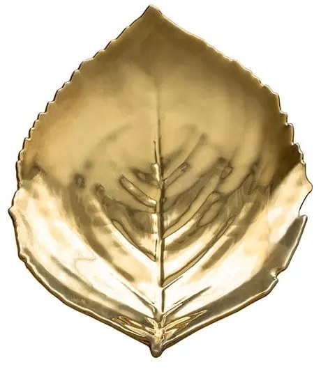 Керамична чиния в златисто Riviera - Costa Nova