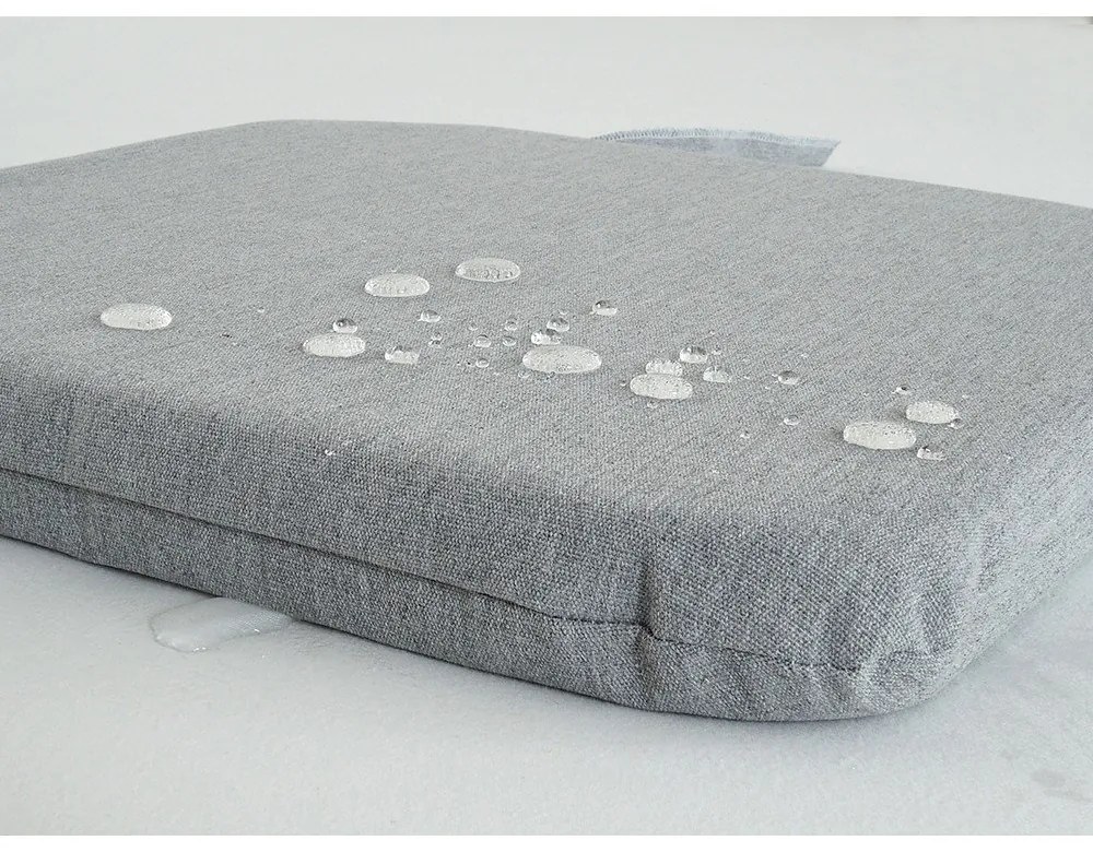 Сива възглавница за градински стол 40x40 cm Sunsol – B.E.S.