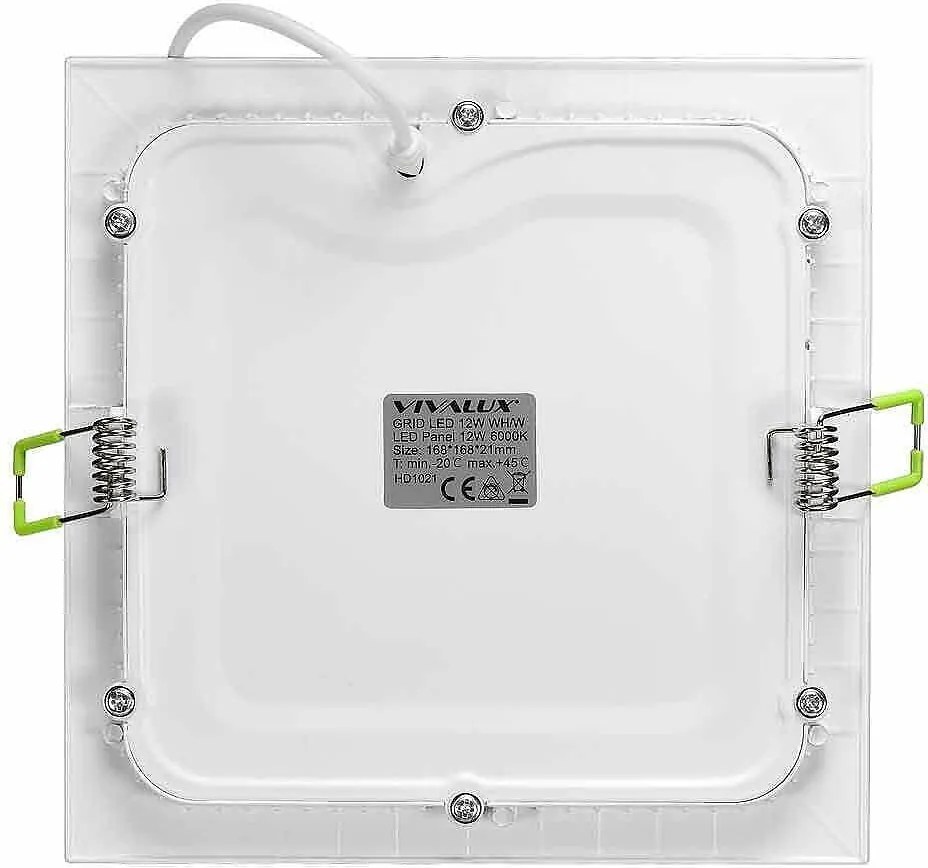 LED панел GRID, бял, 12W, 4000K