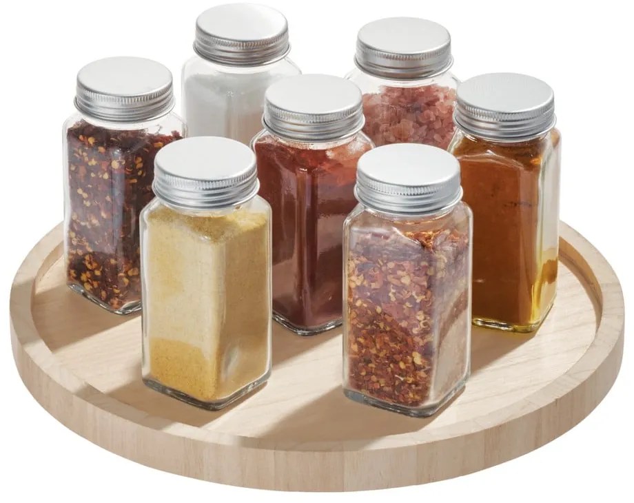 Въртящ се кухненски органайзер, изработен от дърво от пауловния , ø 26,7 cm Eco - iDesign