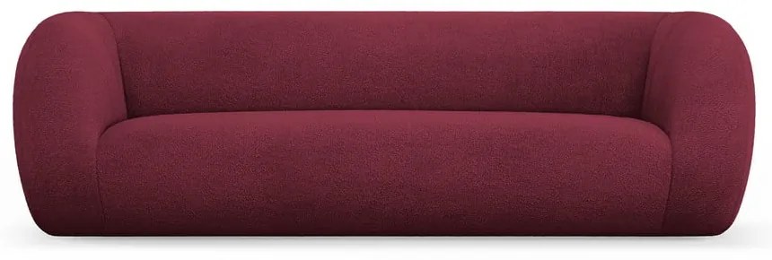 Диван от плат букле в цвят бордо 230 cm Essen - Cosmopolitan Design