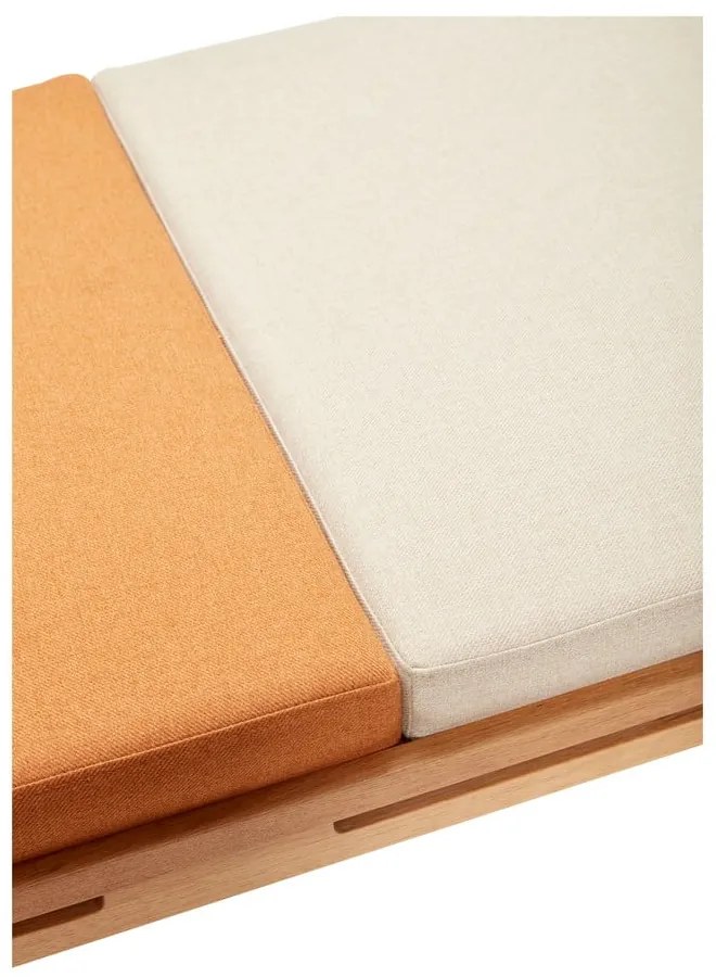 Оранжево-кремава пейка Amber - Hübsch