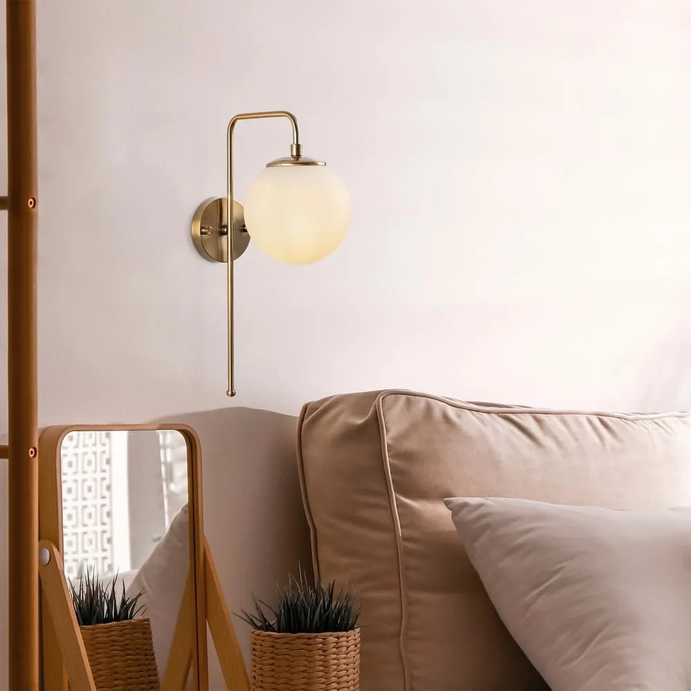 Стенна лампа в златисто Viran – Opviq lights