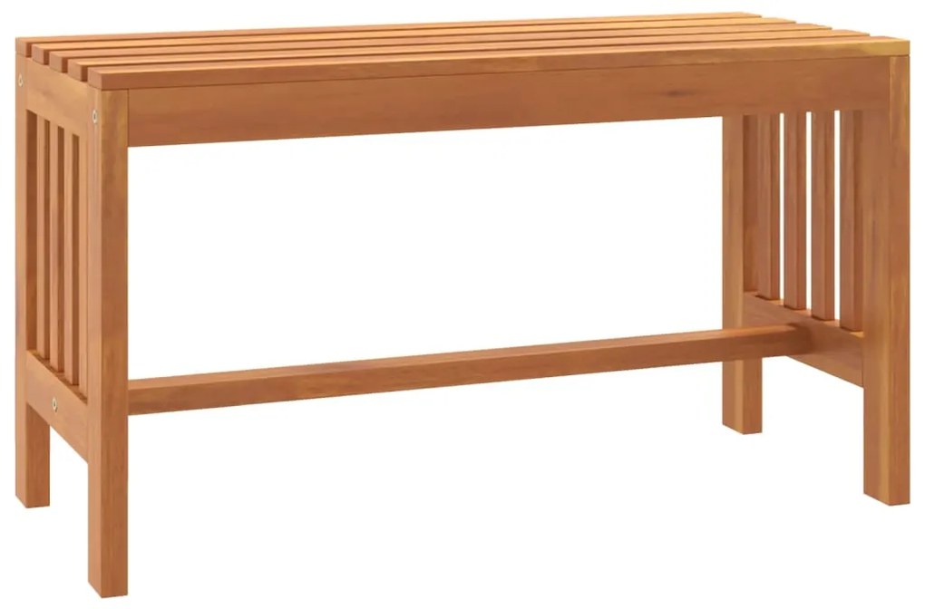 363287 vidaXL Градинска пейка, 80 см, масивно дърво евкалипт