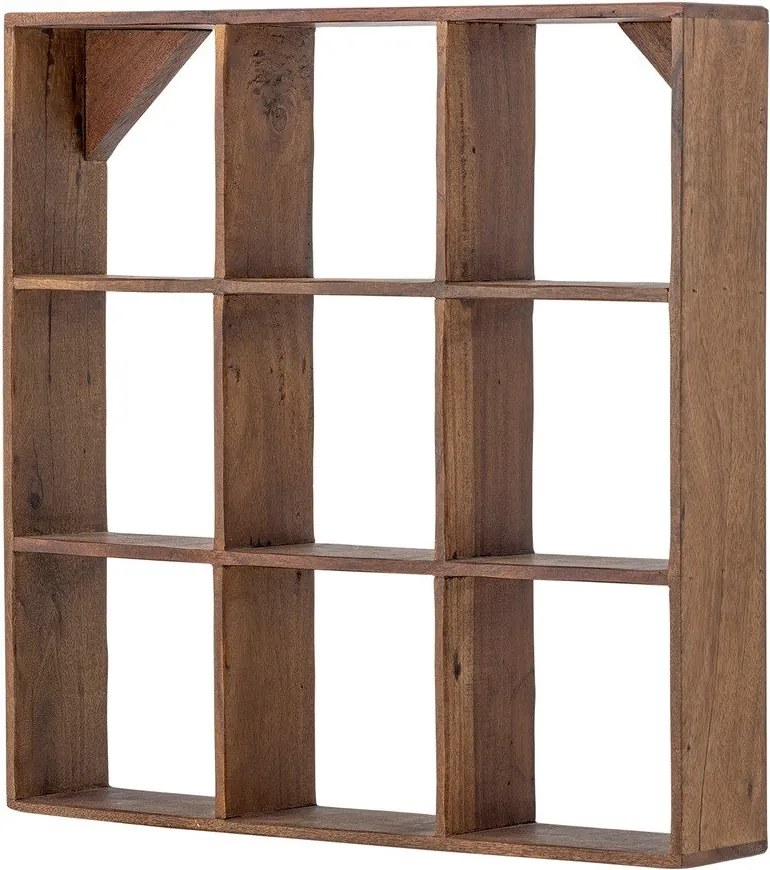 На няколко нива стенен рафт от рециклирано дърво в естествен цвят 53 cm Tilo – Bloomingville