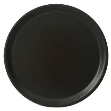 Kulsan - Пластмасова табла за сервиране кръг черно 43x43x2 см. (43K)