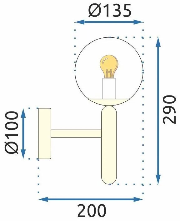 Аплик APP894-1W GOLD