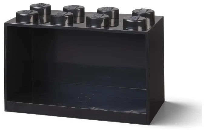 Детски черен стенен рафт Brick 8 - LEGO®