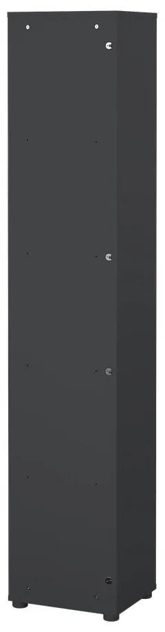 Етажерка за книги в дъбов декор в цвят антрацит-натурален 41x205 cm Sign - Tvilum