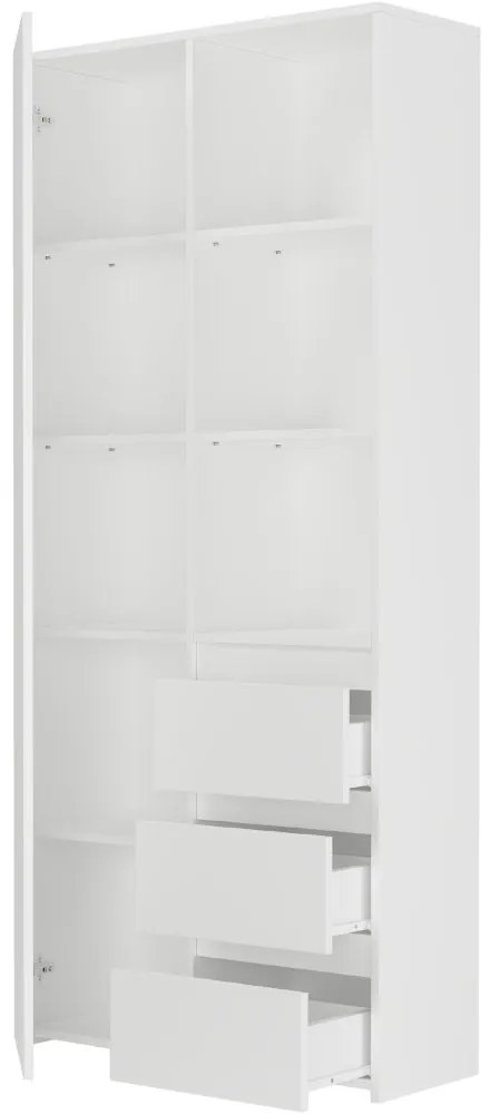 Офис рафт с чекмеджета MODERN B-80-S3 - различни цветови варианти artisan mix antracit