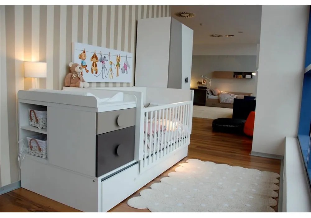 Бежов ръчно изработен памучен детски килим подходящ за пране 120x160 cm Biscuit Beige – Lorena Canals