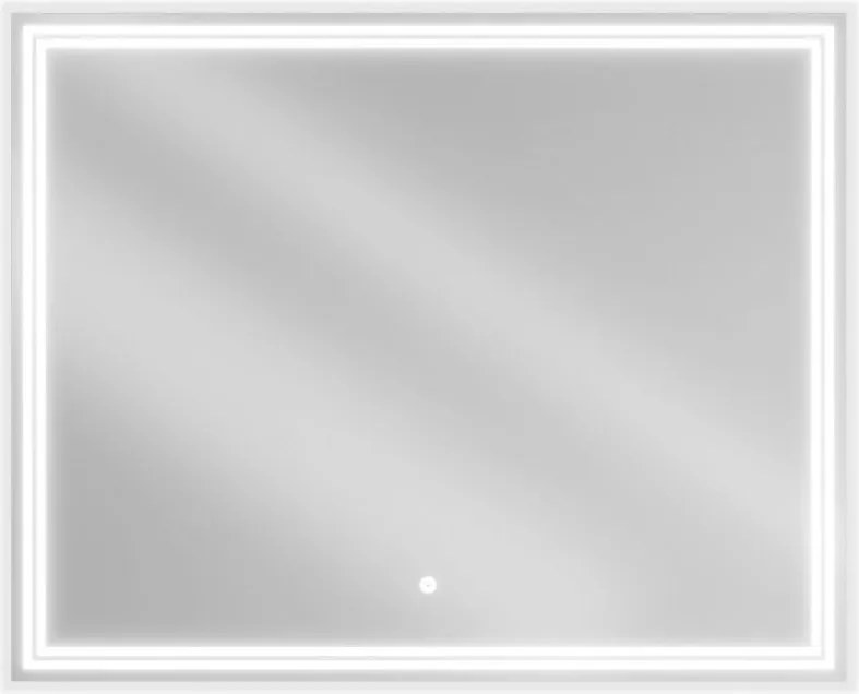 Mexen Taco огледало за баня със задно осветление 100 x 80 см, LED 6000K, анти-мъгла - 9805-100-080-611-00