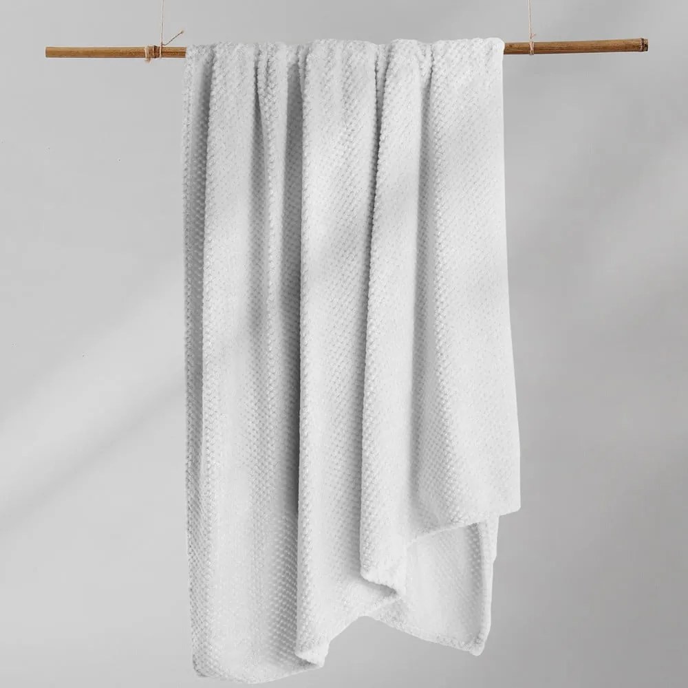 Бяло одеяло от микрофибър , 150 x 200 cm Henry - DecoKing