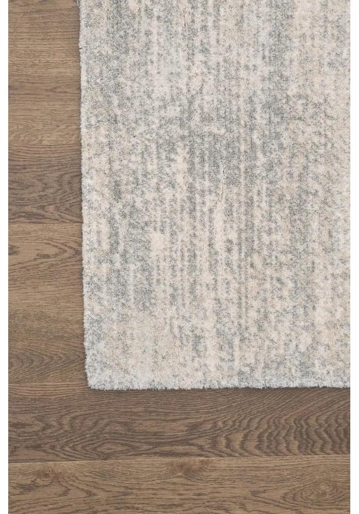 Кремав вълнен килим 133x190 cm Fam - Agnella