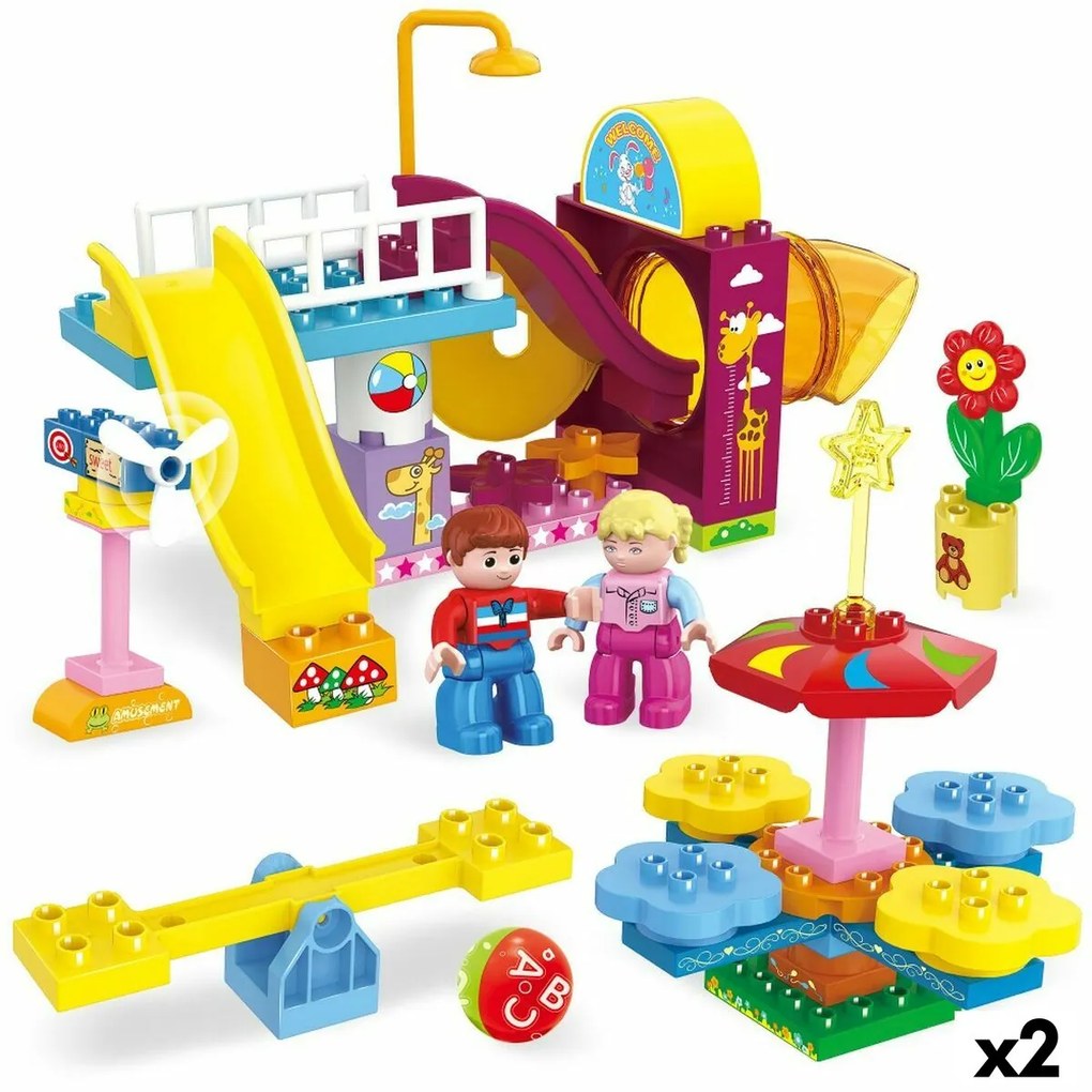 Строителна Игра Colorbaby Playground 50 Части (2 броя)