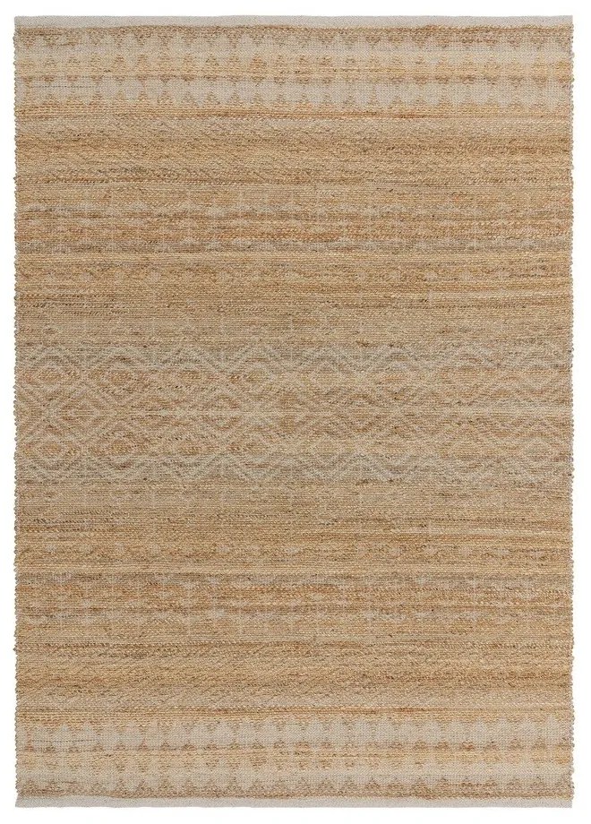 Ръчно изработен килим със смес от юта в естествен цвят 120x170 cm Asher Natural – Asiatic Carpets