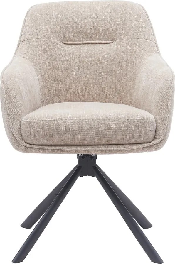 Кремави тапицирани трапезни столове в комплект 2 бр. Avola – Unique Furniture