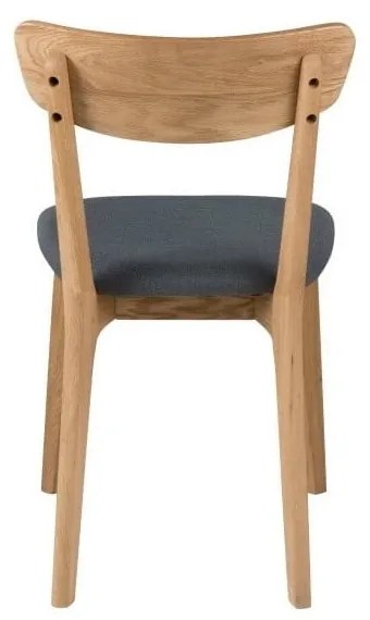 Сиви/в естествен цвят тапицирани трапезни столове в комплект 2 бр. Taxi – Actona