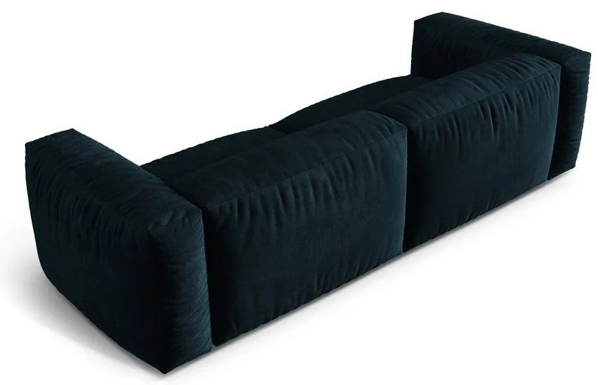 Тъмносин кадифен модулен диван 240 cm Martina – Micadoni