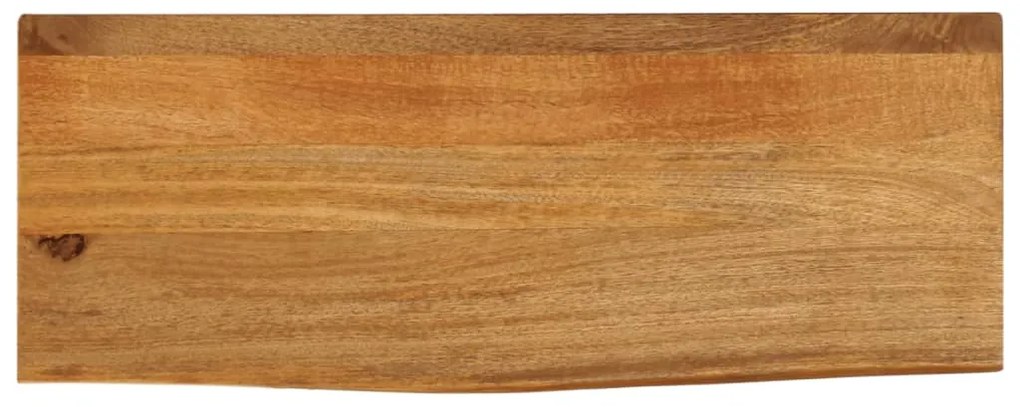 370563 vidaXL Плот за маса, жив ръб, 90x20x3,8 см, масивно дърво манго