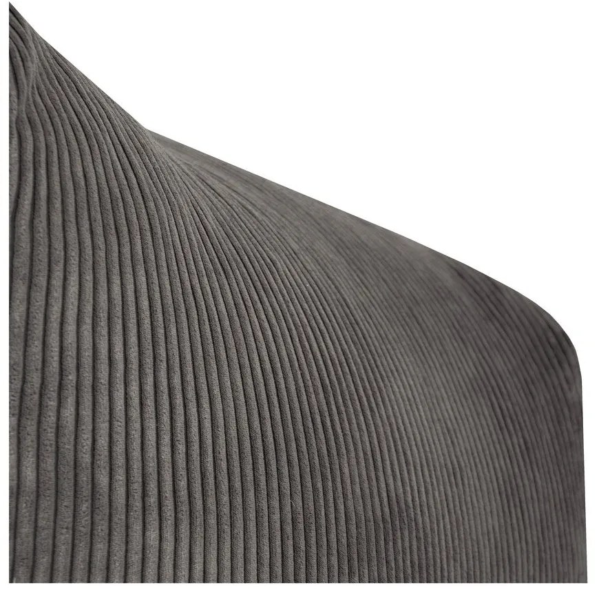 Детски пуф от рипсено кадифе в тухлен цвят Snug 80 – SLOWDOWN