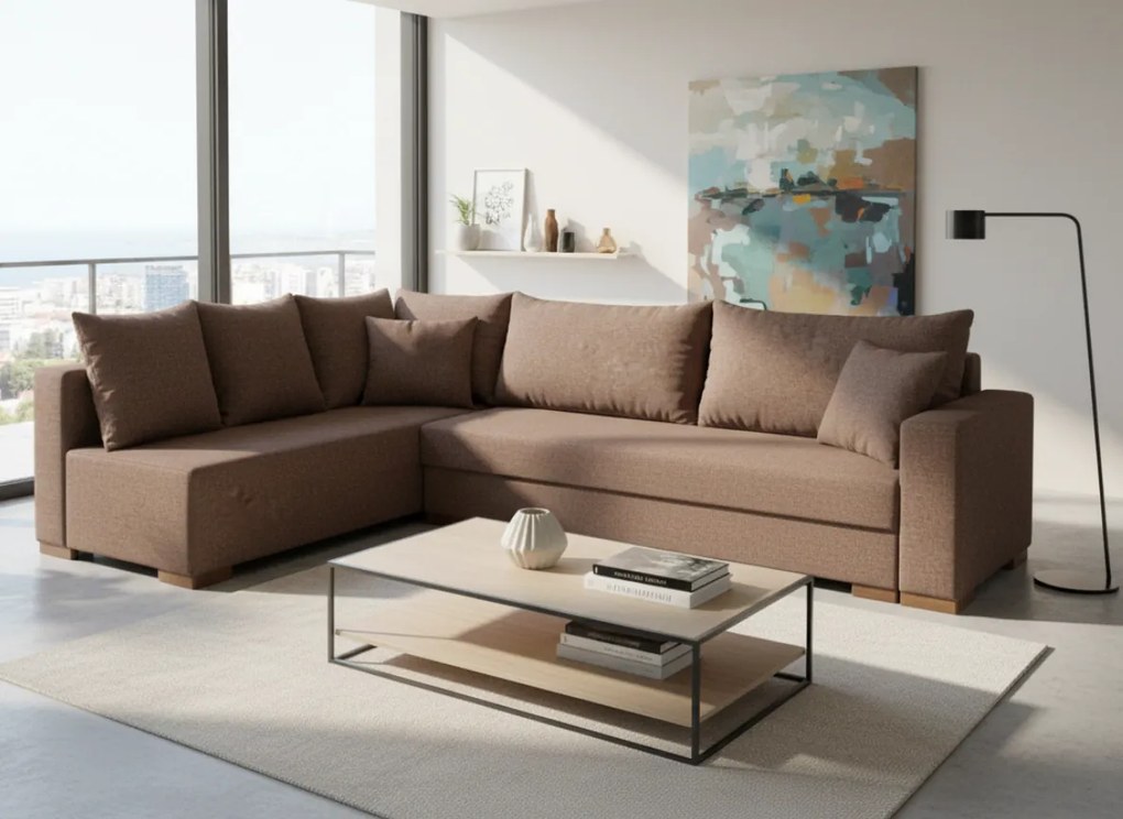 Ъгъл диван Trendy-Right-265φ 165β cm.-Tampa