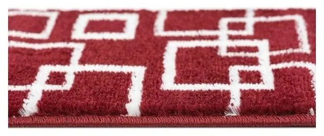 Червени килими за стълби в комплект 13 бр. 22x73 cm Geometric – Mila Home