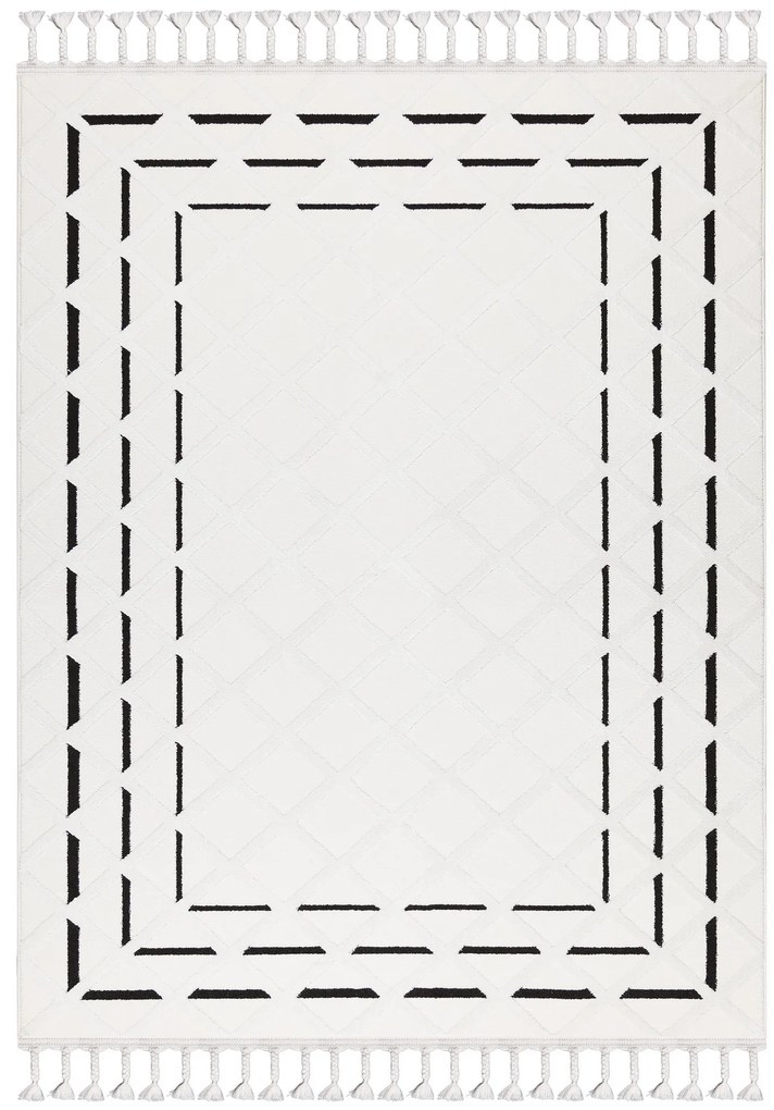 Килим (200 x 290) 33202A - кремав, черен крем
черен
