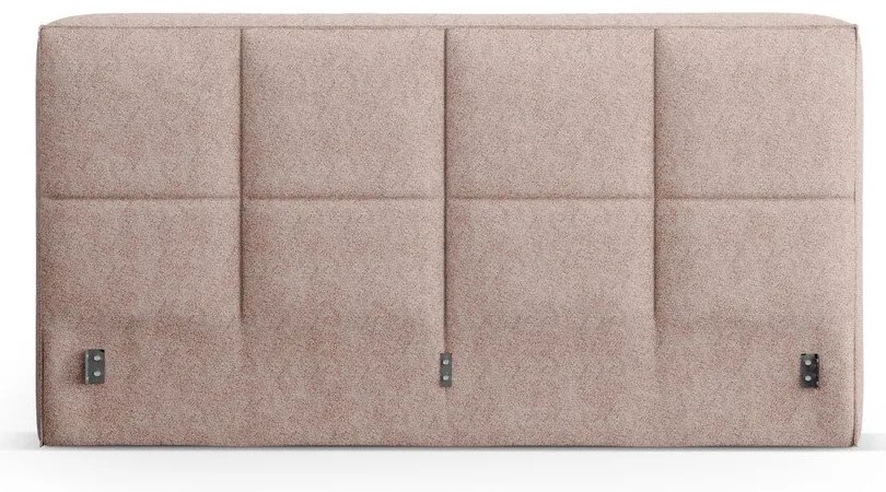 Светлорозова тапицирана табла за легло 209x100 cm Darren – Micadoni