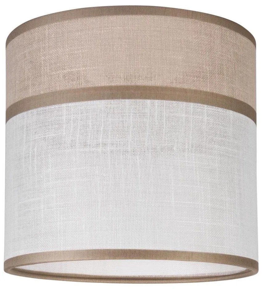 Резервно абажур ANDREA E27 пр. 16 см бежово/сиво