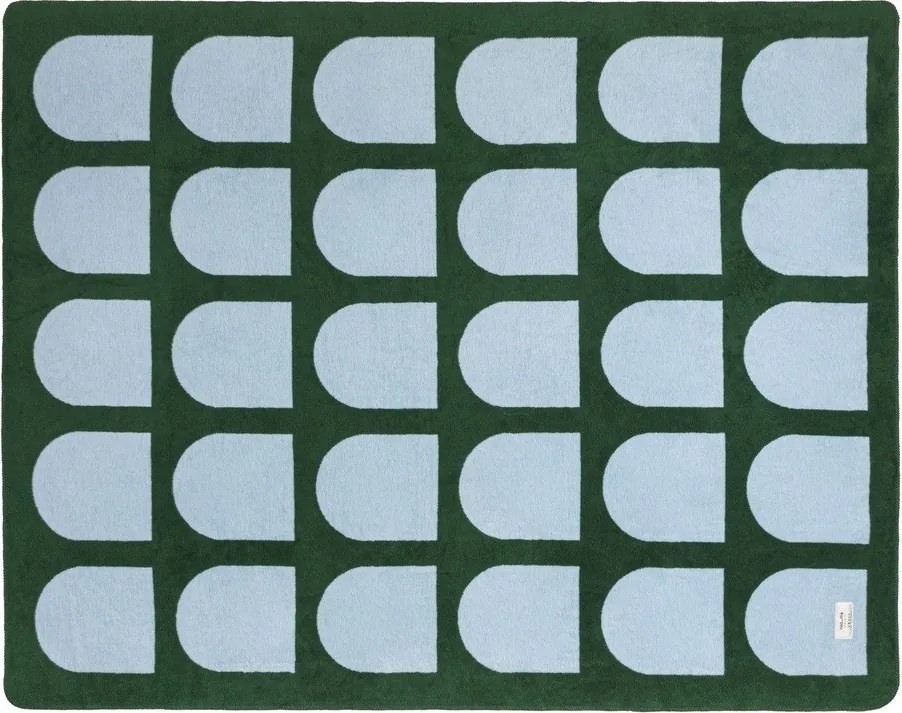 Зелено/синьо одеяло 150x200 cm Gilli – noo.ma