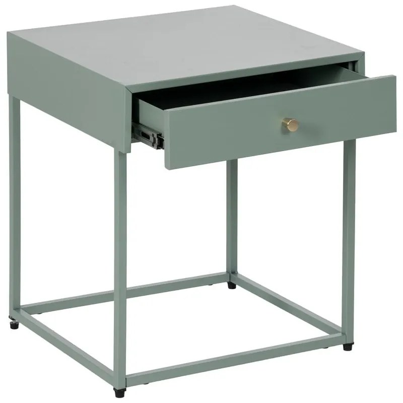 Зелено нощно шкафче Nara – Ixia