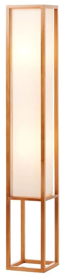 Brilliant - Подова лампа SEASIDE 2xE27/40W/230V бяла/кафява