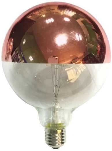 Лампа LED Filament E27 Globe 6W 2700K Dimmable Rose Gold