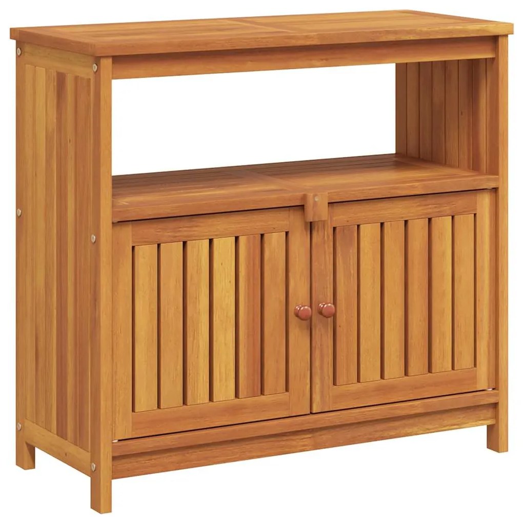 319696 vidaXL Градинска конзолна маса, 80x35x75 см, акация масив