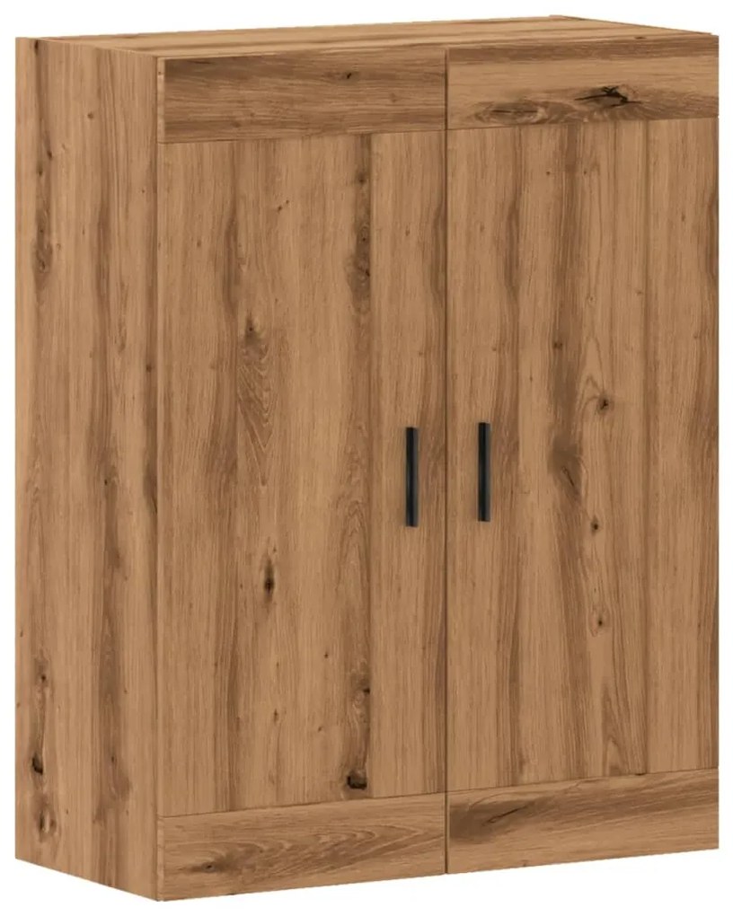857311 vidaXL Стенен шкаф, дъб артизан, 69,5x34x90 см, инженерно дърво