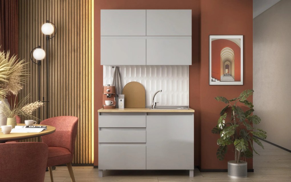 Кухня с включен термоплот Стиви