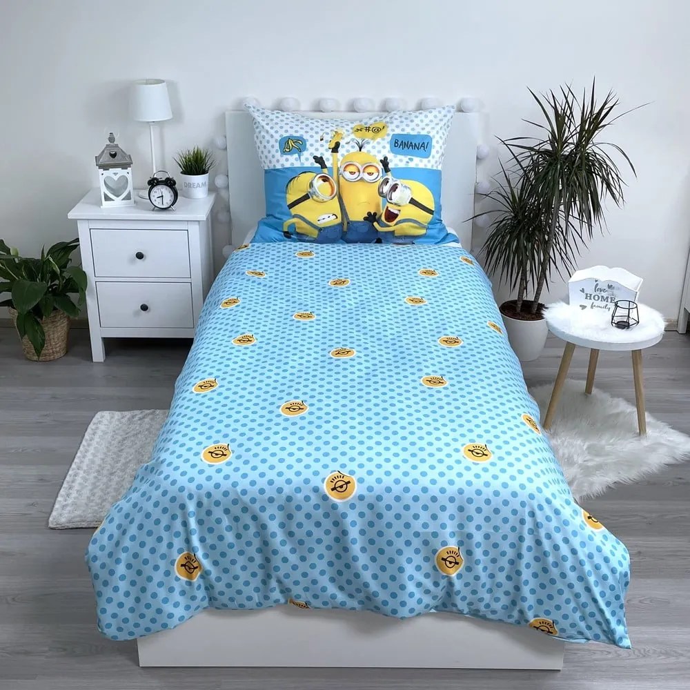 Детско спално бельо от микрофибър 140x200 cm Minions 2 - Jerry Fabrics