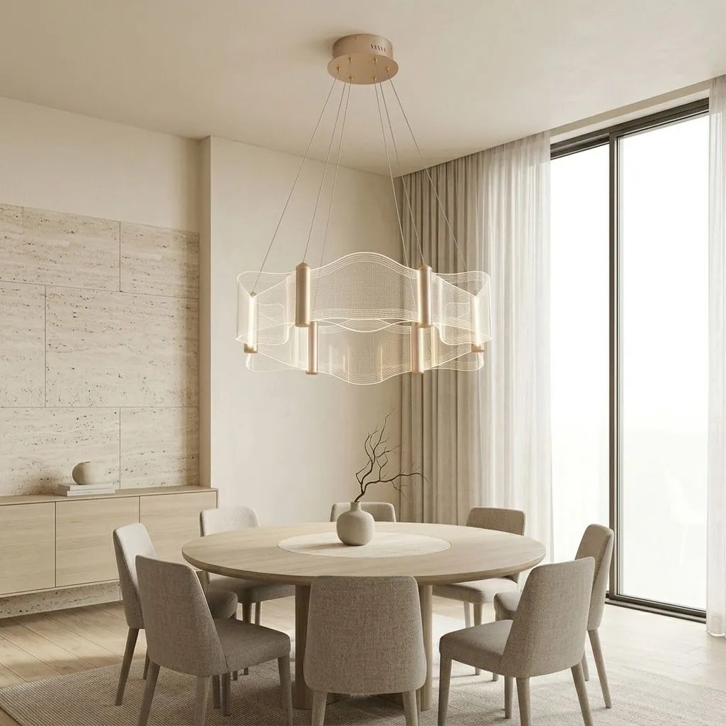 ВИСЯЩА ТАВАННА ЛАМПА G151-CP GOLD