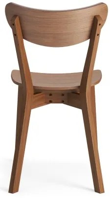 РОКСИ Натурален Орех - ДЪРВЕН СТОЛ РЕТРО ЗА ДНЕВНА/ ТРАПЕЗАРИЯ/ КУХНЯ