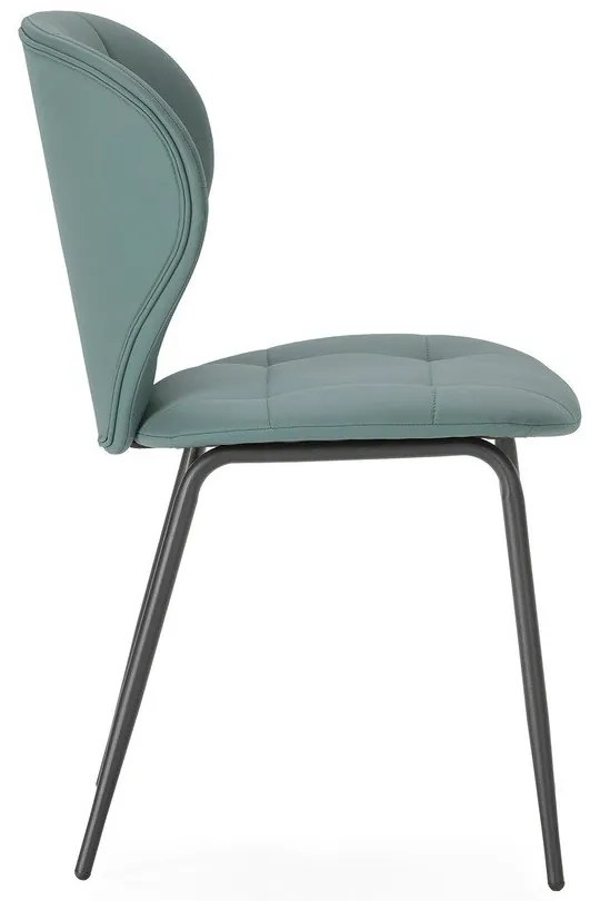 Тъмнозелени трапезни столове в комплект от 2 бр. Maura – Marckeric