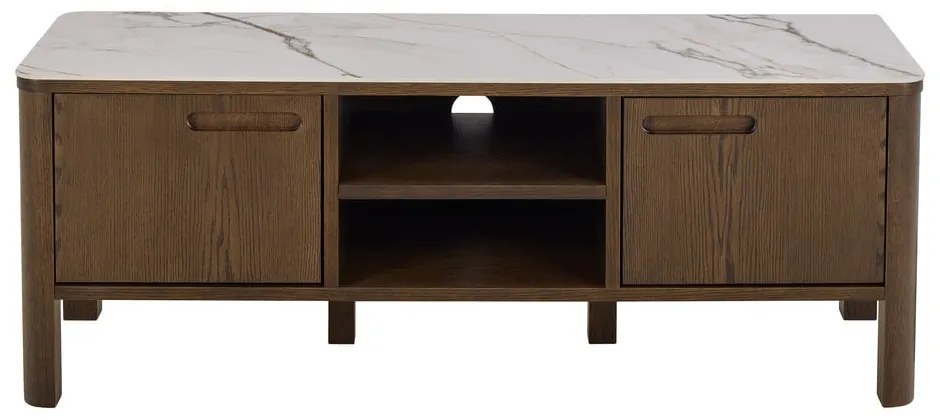 Кафява маса за телевизор от декор от дъб 120x45x40 cm Southampton – Actona