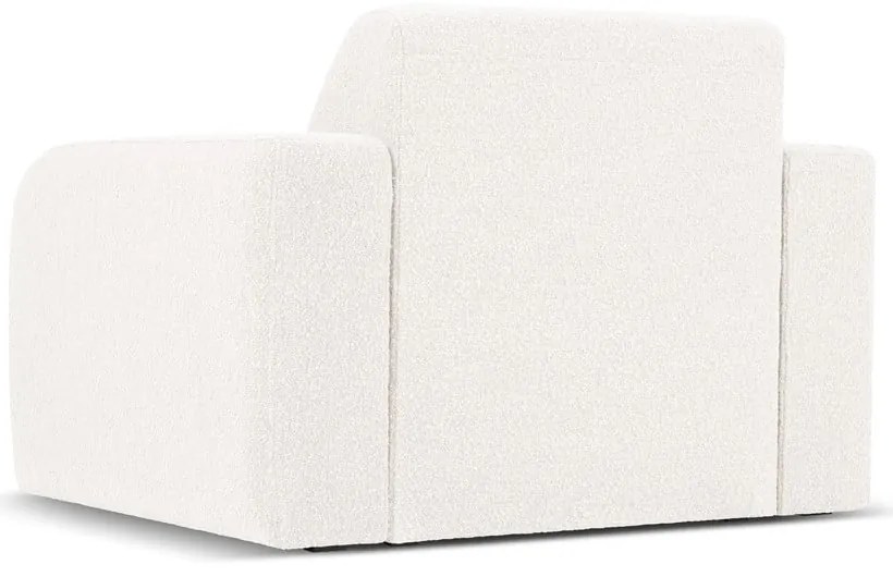 Бял фотьойл от плат букле Molino - Micadoni Home