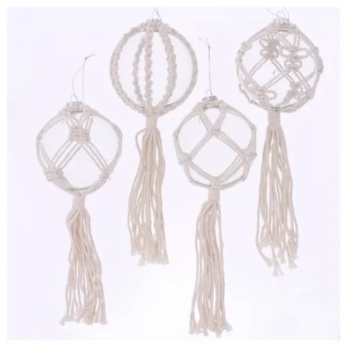 Комплект от 4 висящи коледни декорации Nara - Boltze